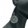 Boucles d'oreilles Filigranes en Métal Argenté BFPLL005-Argenté 