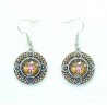 Boucles d'oreilles Cabochon en verre Petite fille BFPVM002