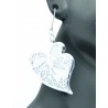 Boucles d'oreilles Filigranes en Métal Argenté BFPLL014-Argenté 