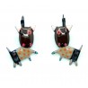Boucles d'oreilles LOL Bijoux Le chien BFLOL027-Marron
