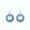 Boucles d'oreilles Cabochon en verre Petite fille BFPVM020