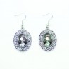 Boucles d'oreilles Cabochon en verre Petite fille BFPVM024