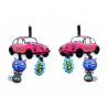 Boucles d'oreilles LOL Bijoux LOLILOTA Coccinelle VW BFLOL073-fushia