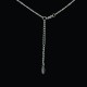 Collier pendentif Acier chirurgical Inox arbre de vie strass Charm Colac022-Argenté