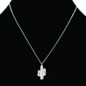 Collier pendentif Acier chirurgical Inox cactus Charm Colac026-Argenté