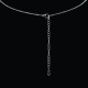 Collier pendentif Acier chirurgical Inox note musique Charm Colac029-Argenté