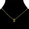 Collier pendentif Acier chirurgical Inox ananas Charm Colac027-Doré