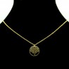 Collier pendentif Acier chirurgical Inox Arbre de vie Charm Colac036-doré