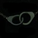 Collier pendentif Acier chirurgical Inox Menottes Charm Colac046-noir