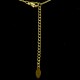 Collier pendentif Acier chirurgical Inox Coeur Charm Colac047-doré