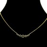 Collier pendentif Acier chirurgical Inox 7 étoiles Charm Colac040-doré