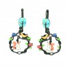 Boucles d'oreilles LOL Bijoux LOLILOTA Le corbeau et le renard BFLOL113-bleu