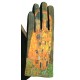 Gants polaire femme hiver chaud tactiles colorés tableau Gustav Klimt Le Baiser GFHP003