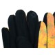 Gants femme hiver tactiles colorés polaire reproduction tableau Les oeillets