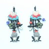 Boucles d'oreilles LOL Bijoux LOLILOTA Nénuphar Libellule roi grenouille BFLOL118-Gris