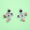 Boucles LOL Bijoux BFCSM004-Noir